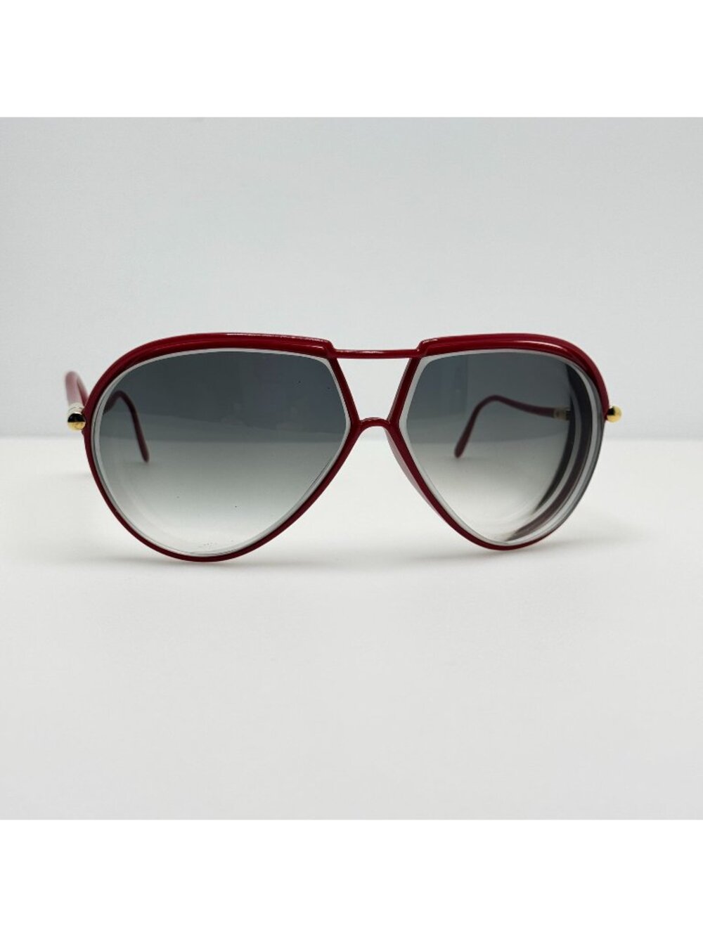 Yves Saint Laurent 8129-9 Y21 Red Eyeglasses Eye Glasses Frames France